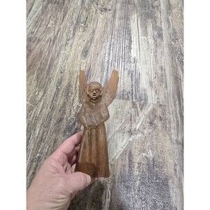 C. Moser Angel Carved Wood Mid Century Modern